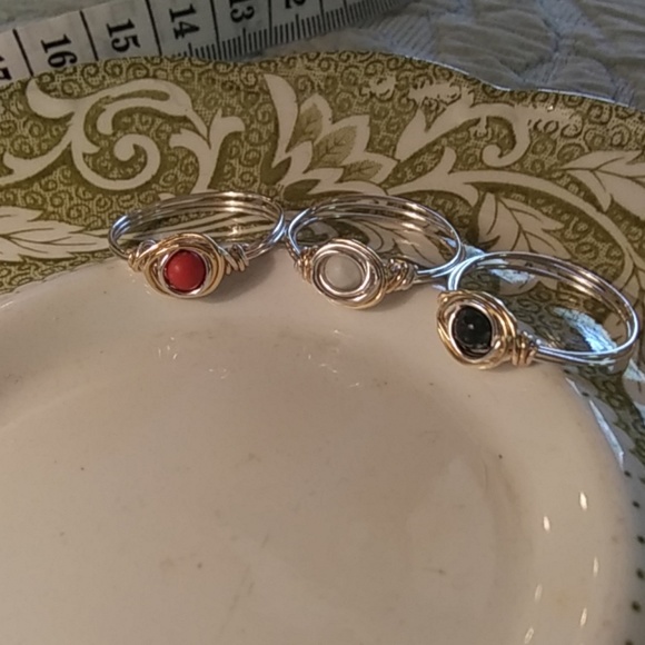 Custom Gold/Silver Wire Wrap Rings - Picture 6 of 7